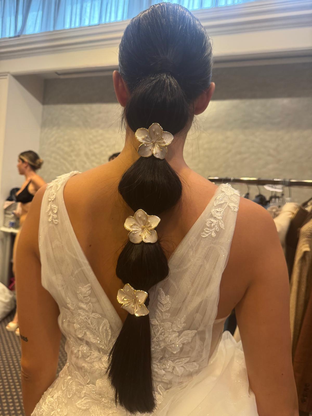 Coda con fiori