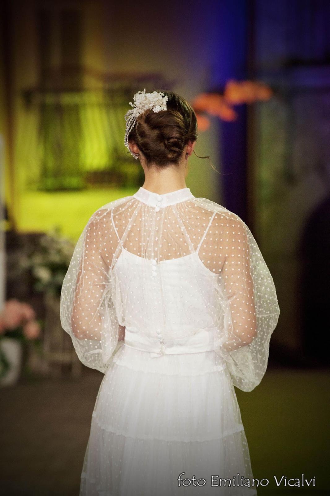 Chignon con fermaglio gioiello
